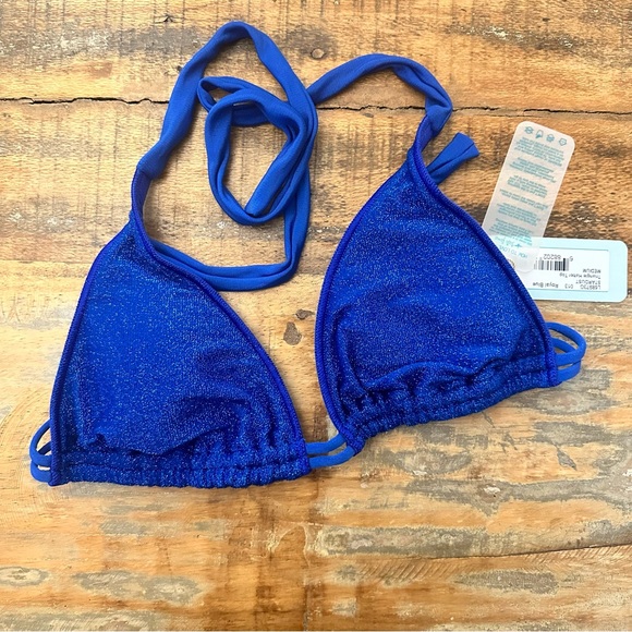 Luli Fama Stardust Royal Blue Bikini NWT - Picture 4 of 9